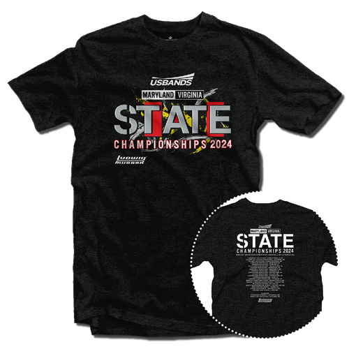 2024 USBands Maryland-Virginia State Championships T-Shirt 2024 USBands Maryland-Virginia State Championships T-Shirt