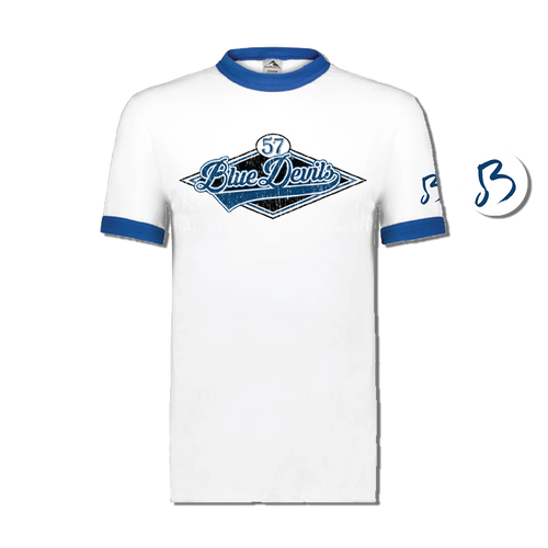 Blue Devils 57 Collegiate Ringer T-Shirt
