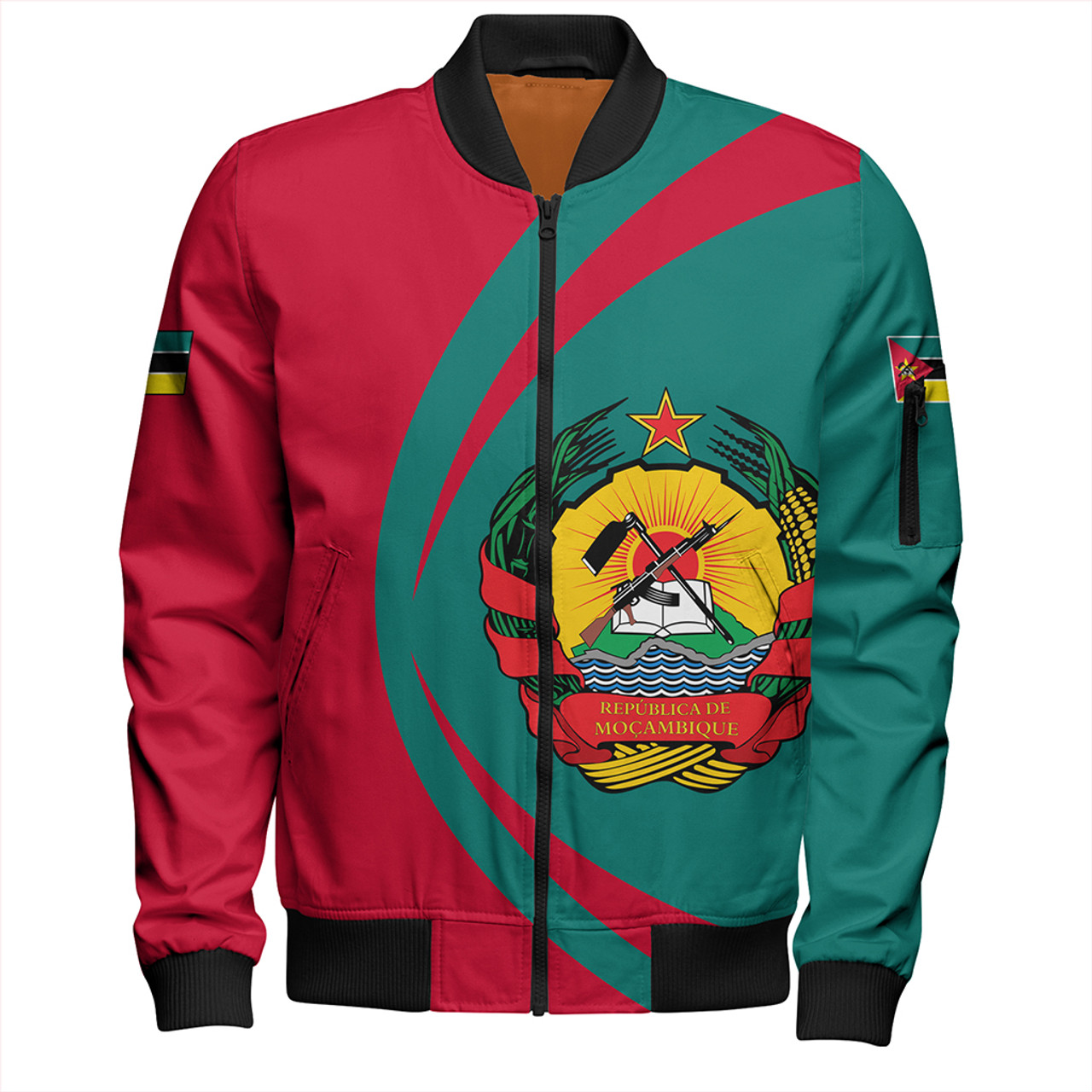 Jacket with circle zipper deals