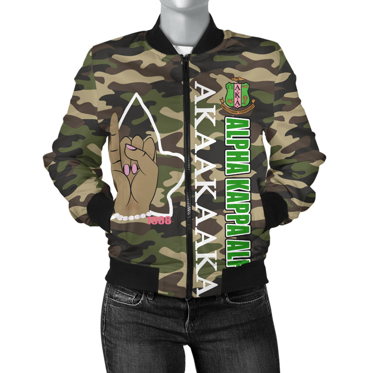 Alpha kappa store alpha camouflage jacket