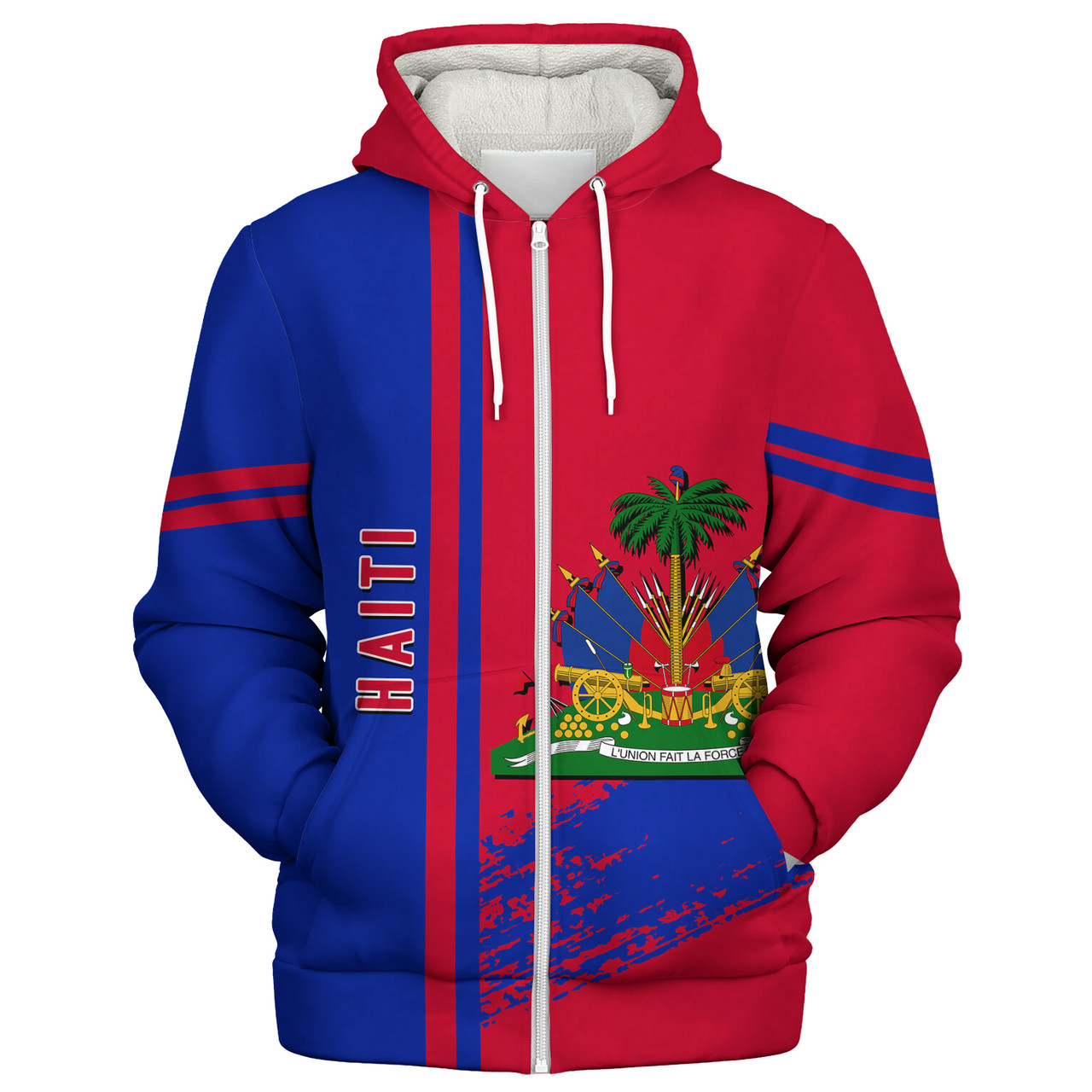 Haitian Flag Haitian Skull Hoodies Long Sleeves Funny Graphic Print Sweatshirt Pullover Sweatshirt For Men Women Black