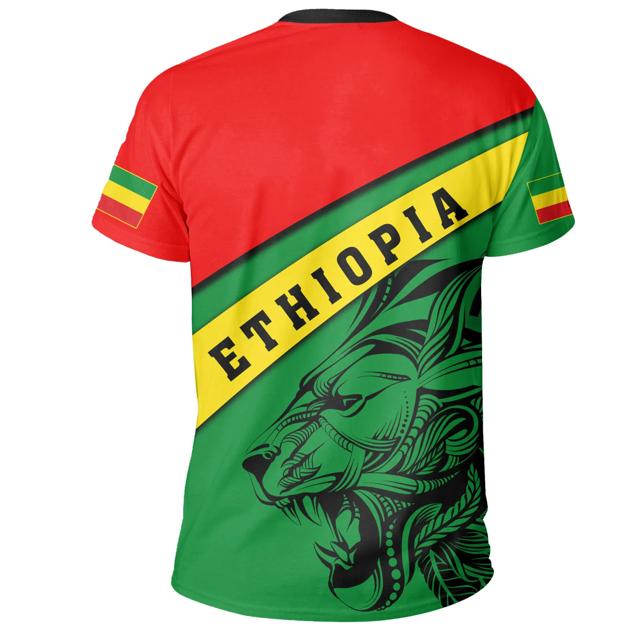 Ethiopia T-Shirt - Africa Lion T-Shirt Desert Fashion 2