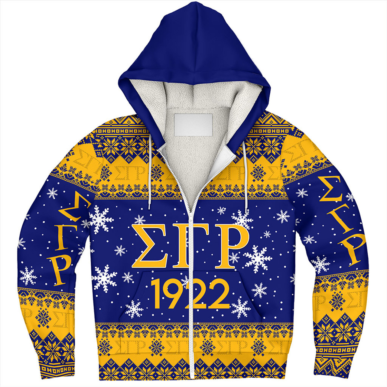 Sigma Gamma Rho Sherpa Hoodie Sorority Inc Christmas