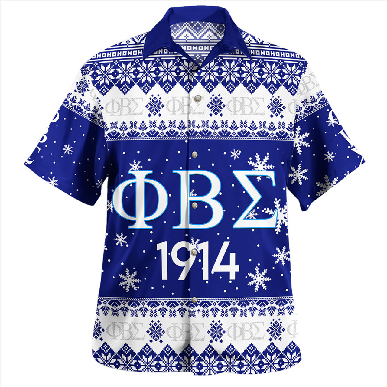 Phi Beta Sigma Hawaiian Shirt Fraternity Inc Christmas