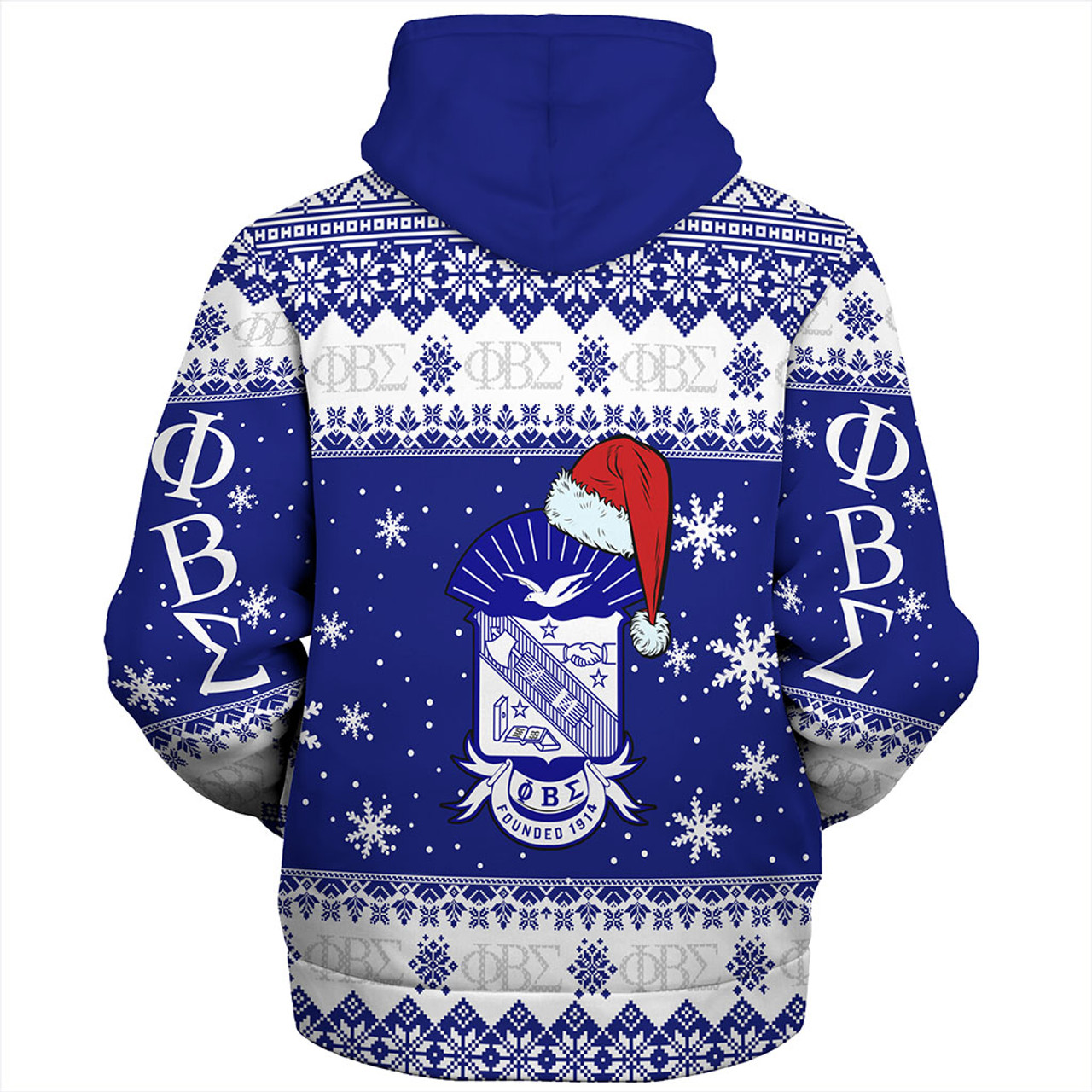 Phi Beta Sigma Sherpa Hoodie Fraternity Inc Christmas