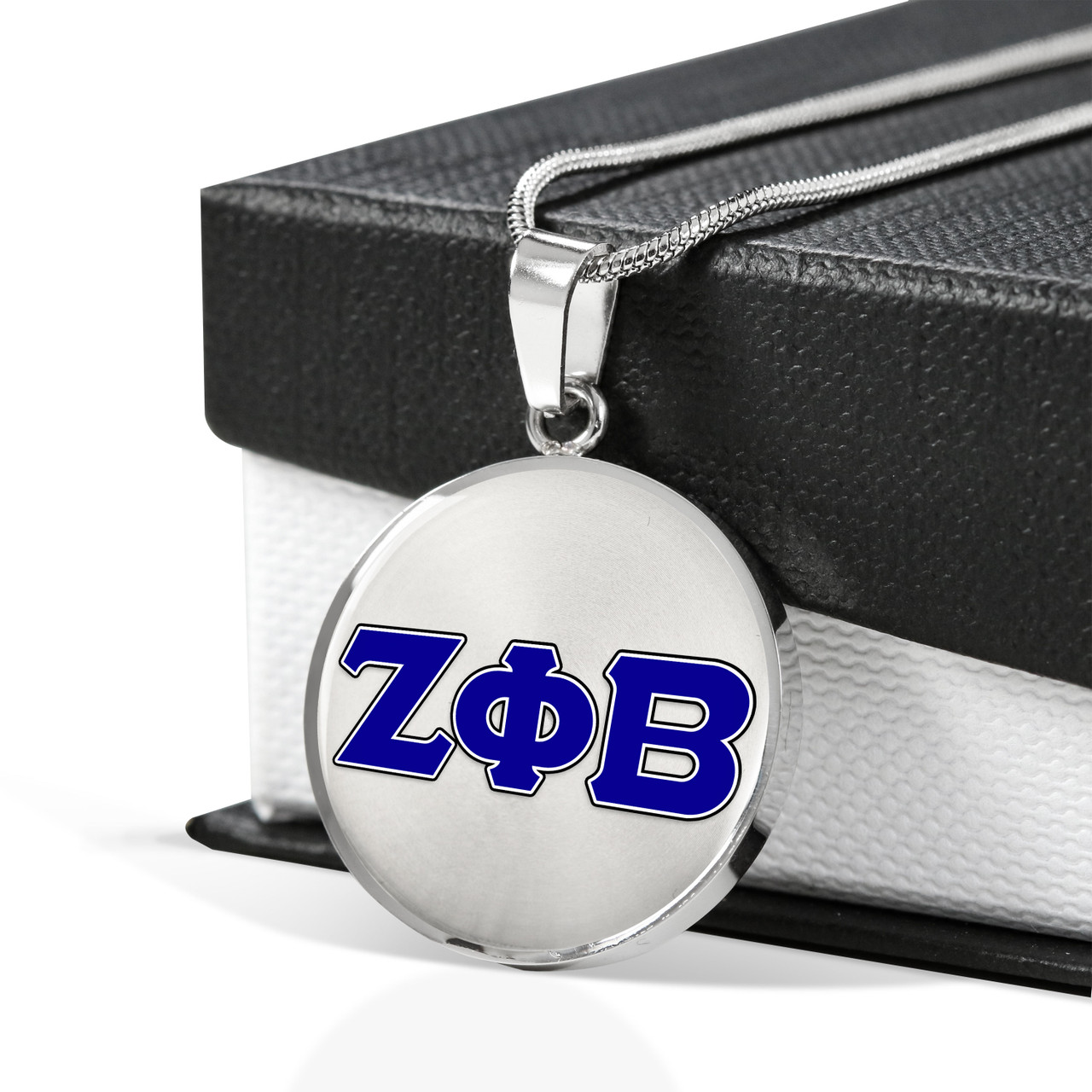 Zeta Phi Beta Necklace Circle Greek