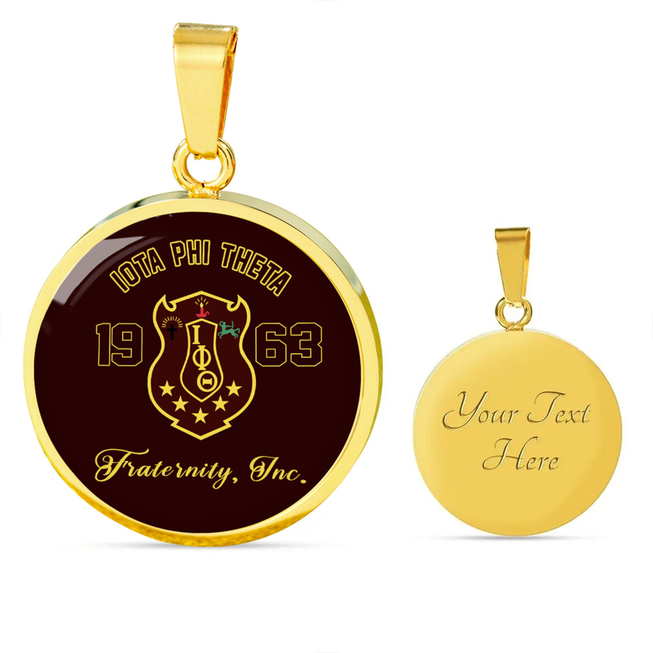 Iota Phi Theta Necklace Circle Fraternity