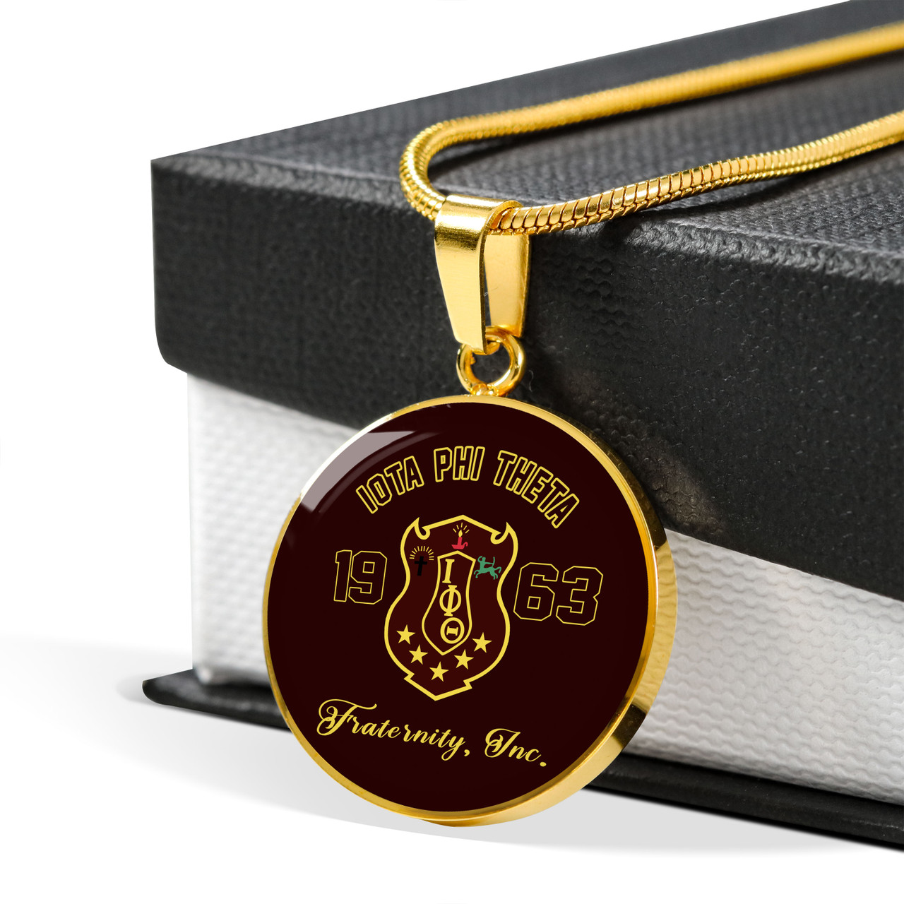 Iota Phi Theta Necklace Circle Fraternity