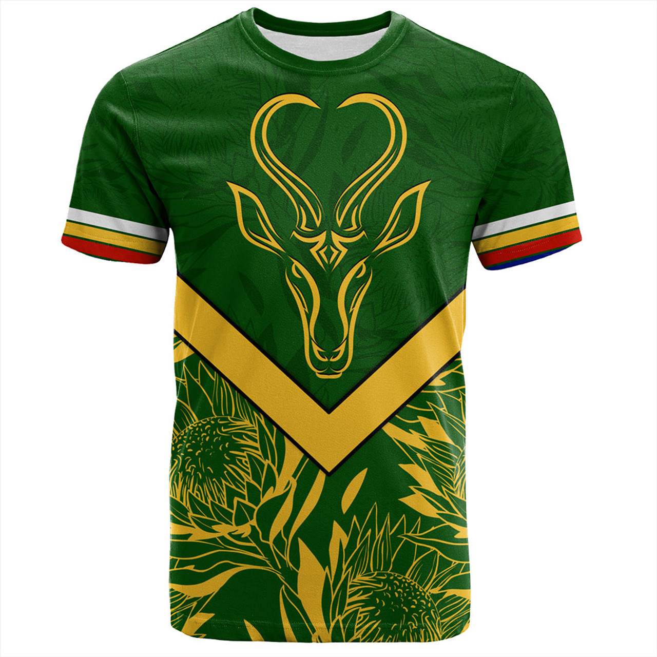 South Africa T-Shirt Pattern Protea Flower