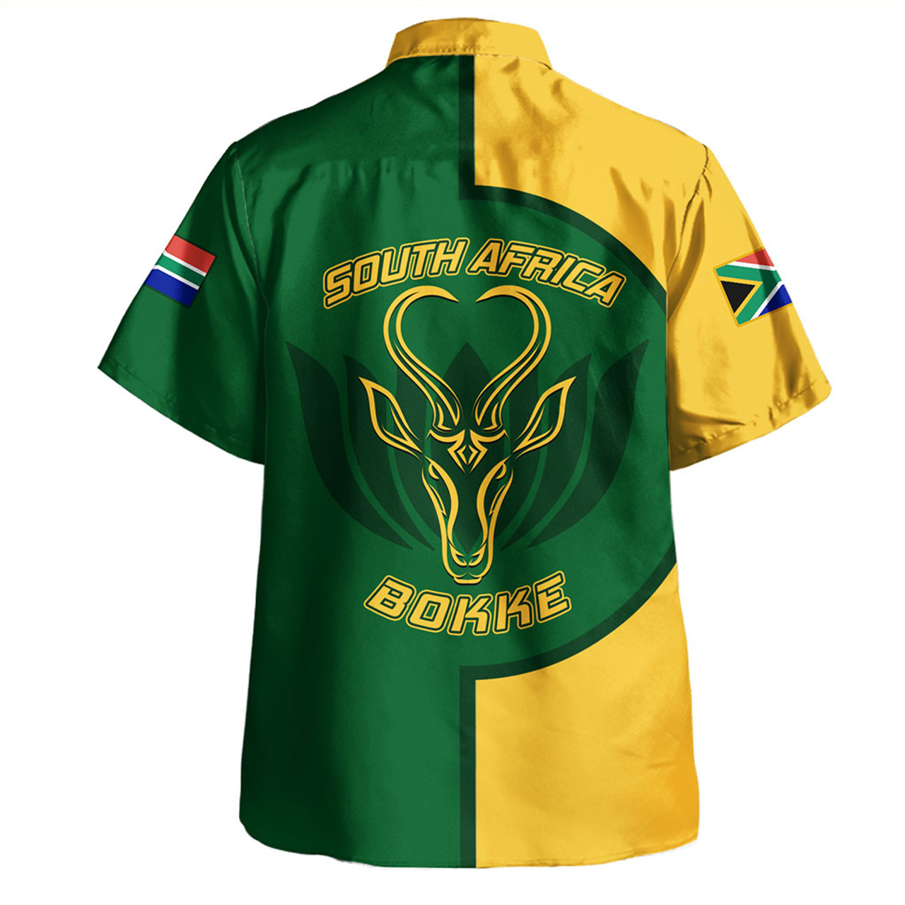 South Africa Hawaiian Shirt Circle Style