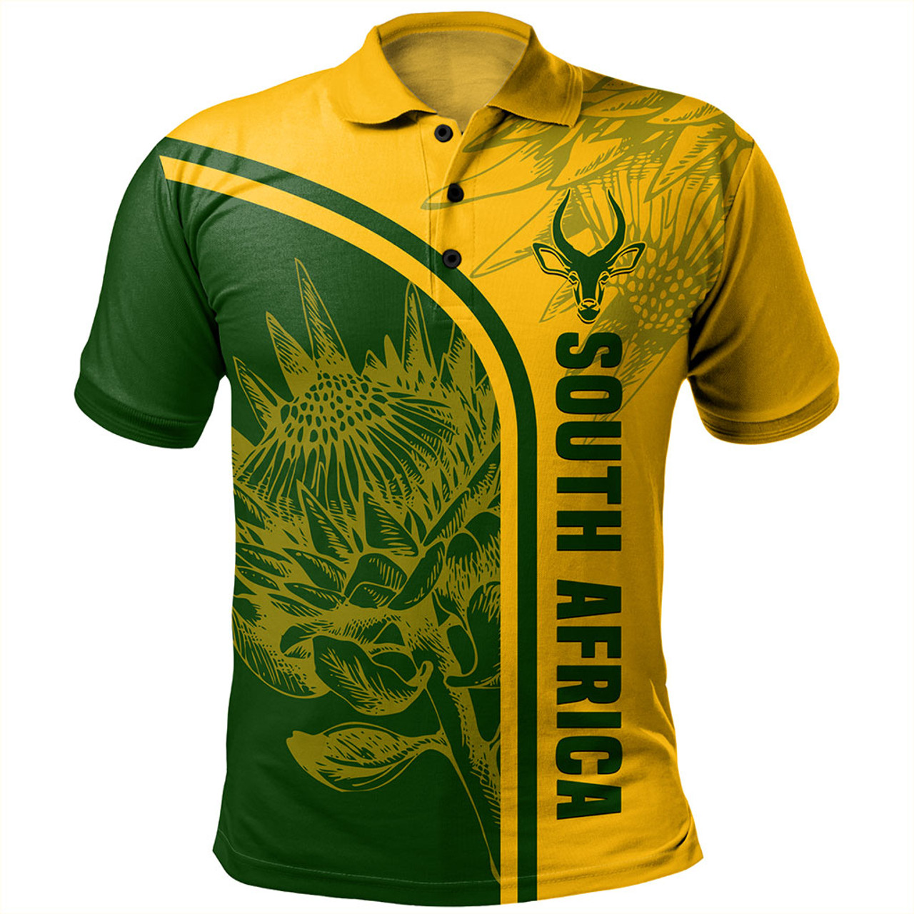 South Africa Polo Shirt Custom In My Heart