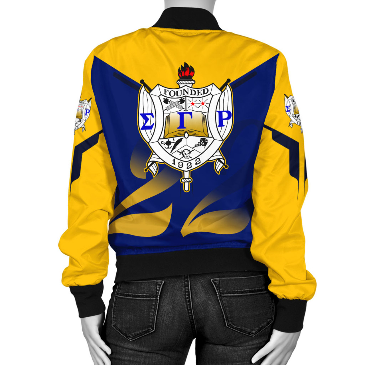 Sigma Gamma Rho Bomber Jacket Dringking Style