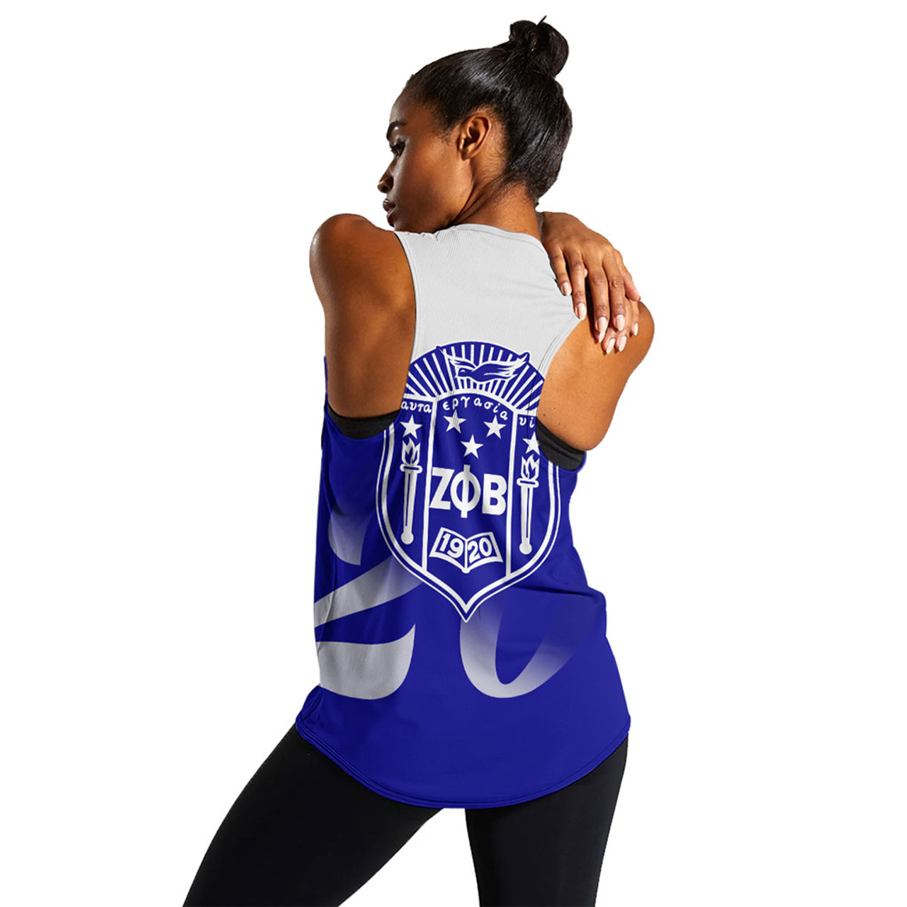 Zeta Phi Beta Women Tank Dringking Style