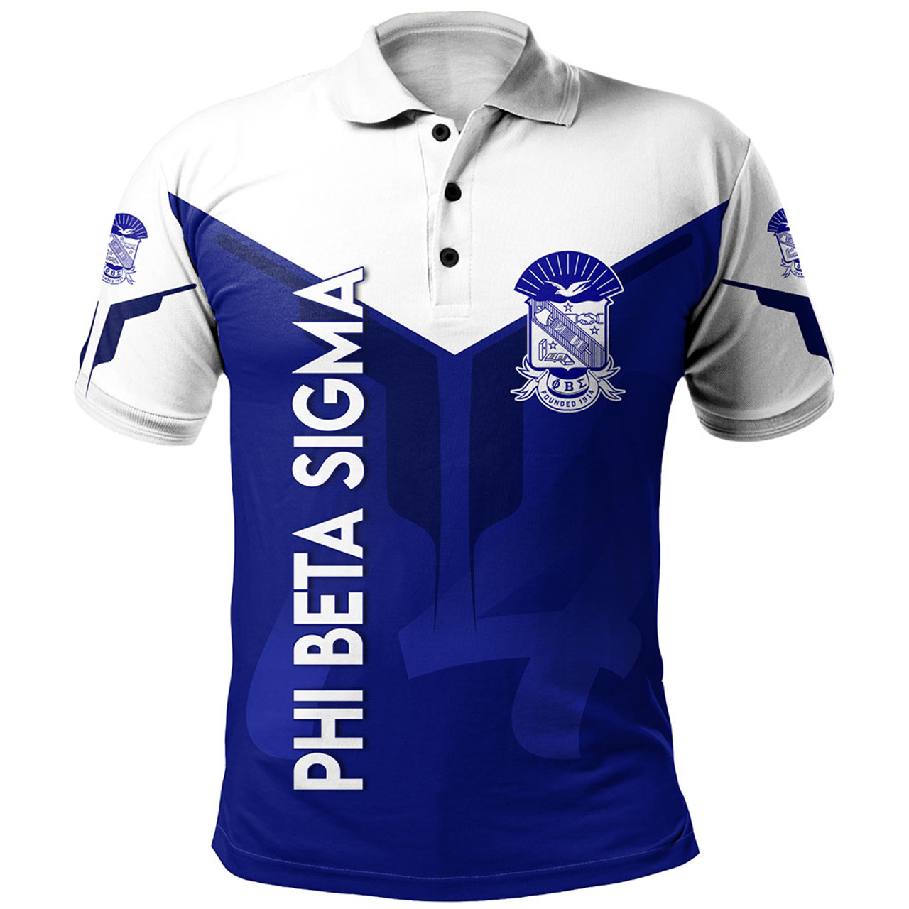 Phi Beta Sigma Polo Shirt Dringking Style