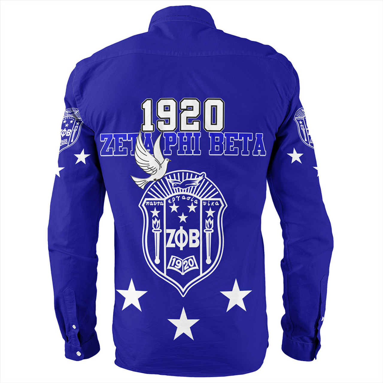 Zeta Phi Beta Long Sleeve Shirt Pretty Doves