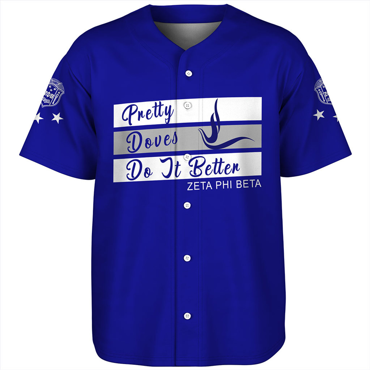 Zeta Phi Beta Baseball Shirt Pretty Doves