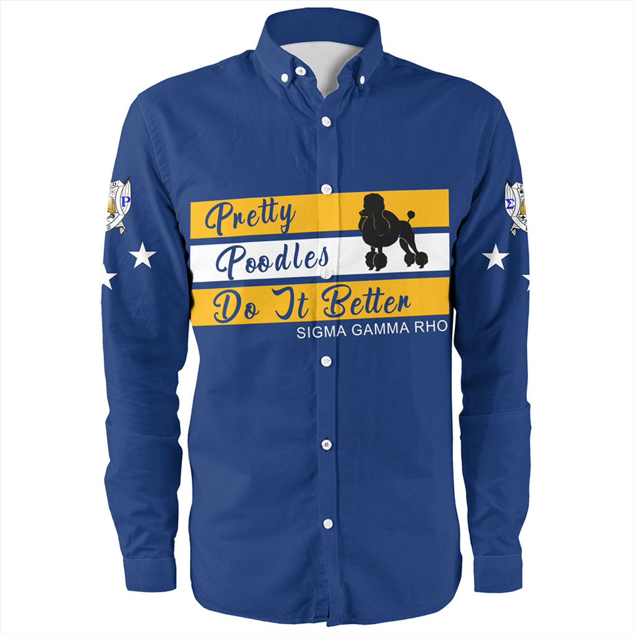 Sigma Gamma Rho Long Sleeve Shirt Pretty Poodles Style