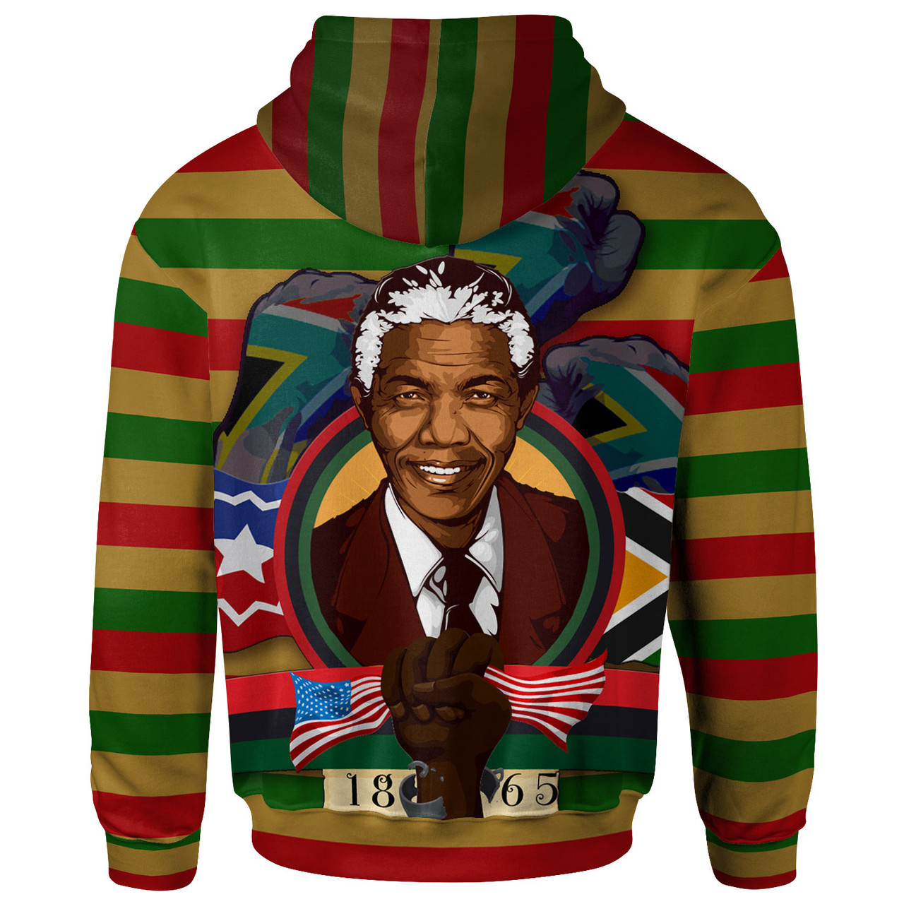 Africa Hoodie - Nelson Mandela - Symbol Of Freedom And Equality Hoodie