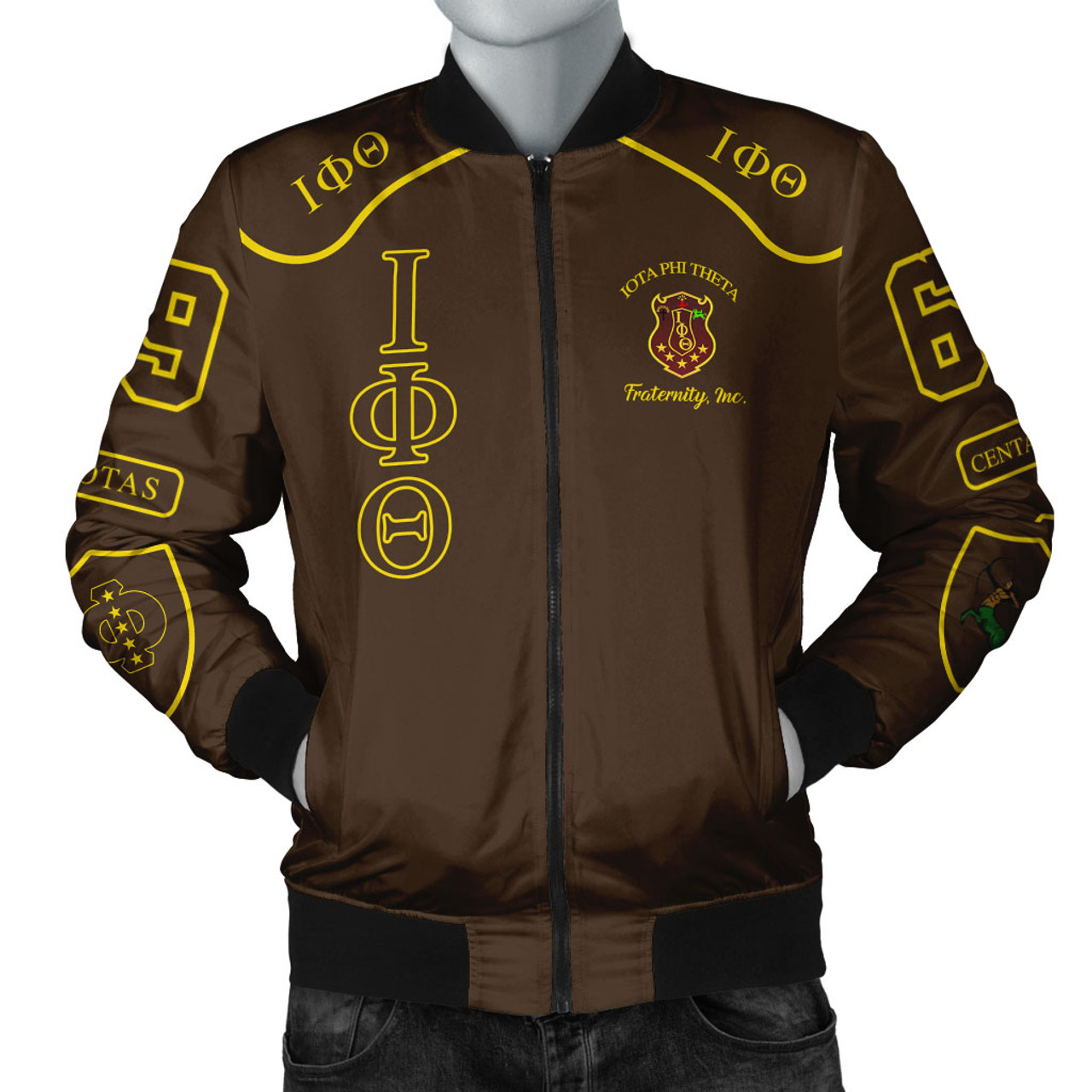 Iota Phi Theta Bomber Jacket Greek Fraternity Style