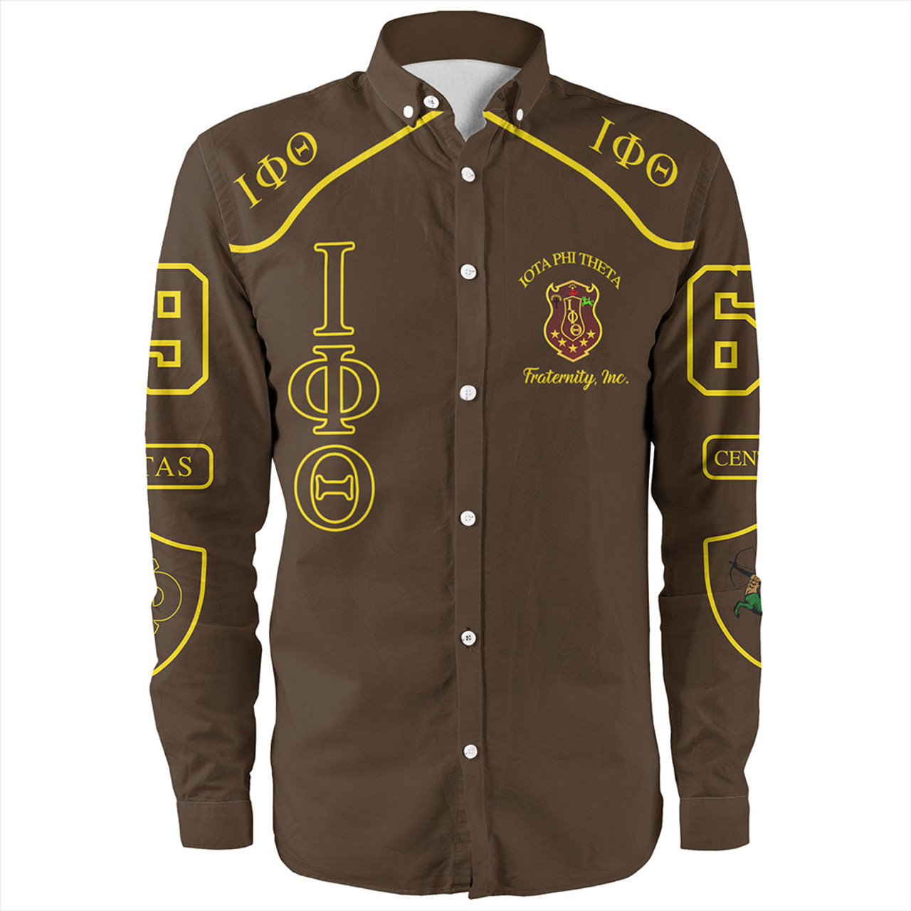 Iota Phi Theta Long Sleeve Shirt Greek Fraternity Style