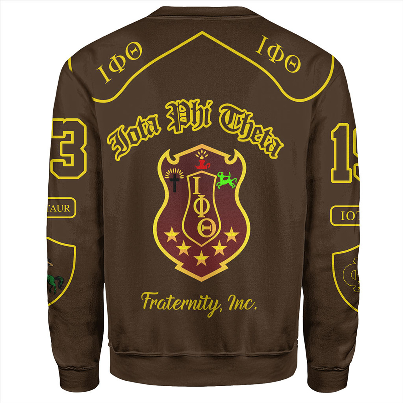 Iota Phi Theta Sweatshirt Greek Fraternity Style