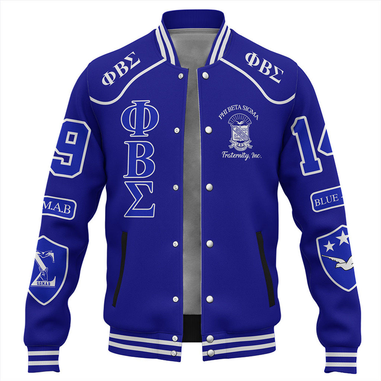 Phi Beta Sigma Baseball Jacket Greek Fraternity Style