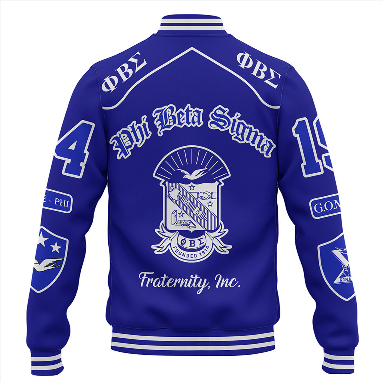 Phi Beta Sigma Baseball Jacket Greek Fraternity Style