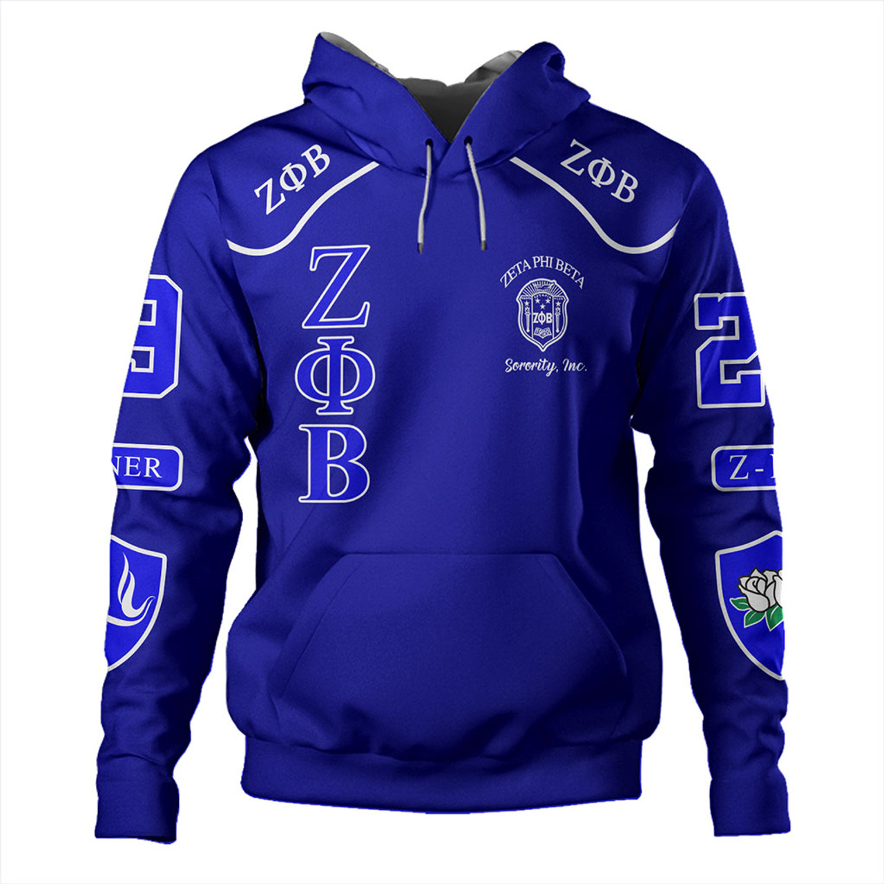 Zeta Phi Beta Hoodie Greek Sorority Style