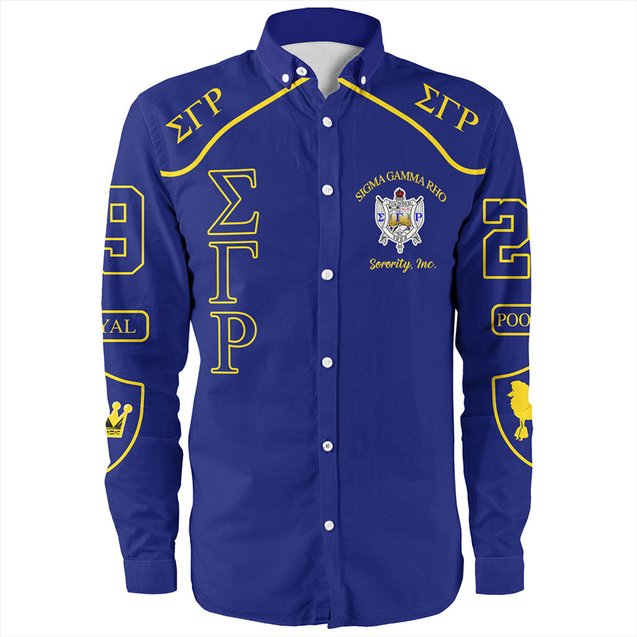 Sigma Gamma Rho Long Sleeve Shirt Greek Sorority Style