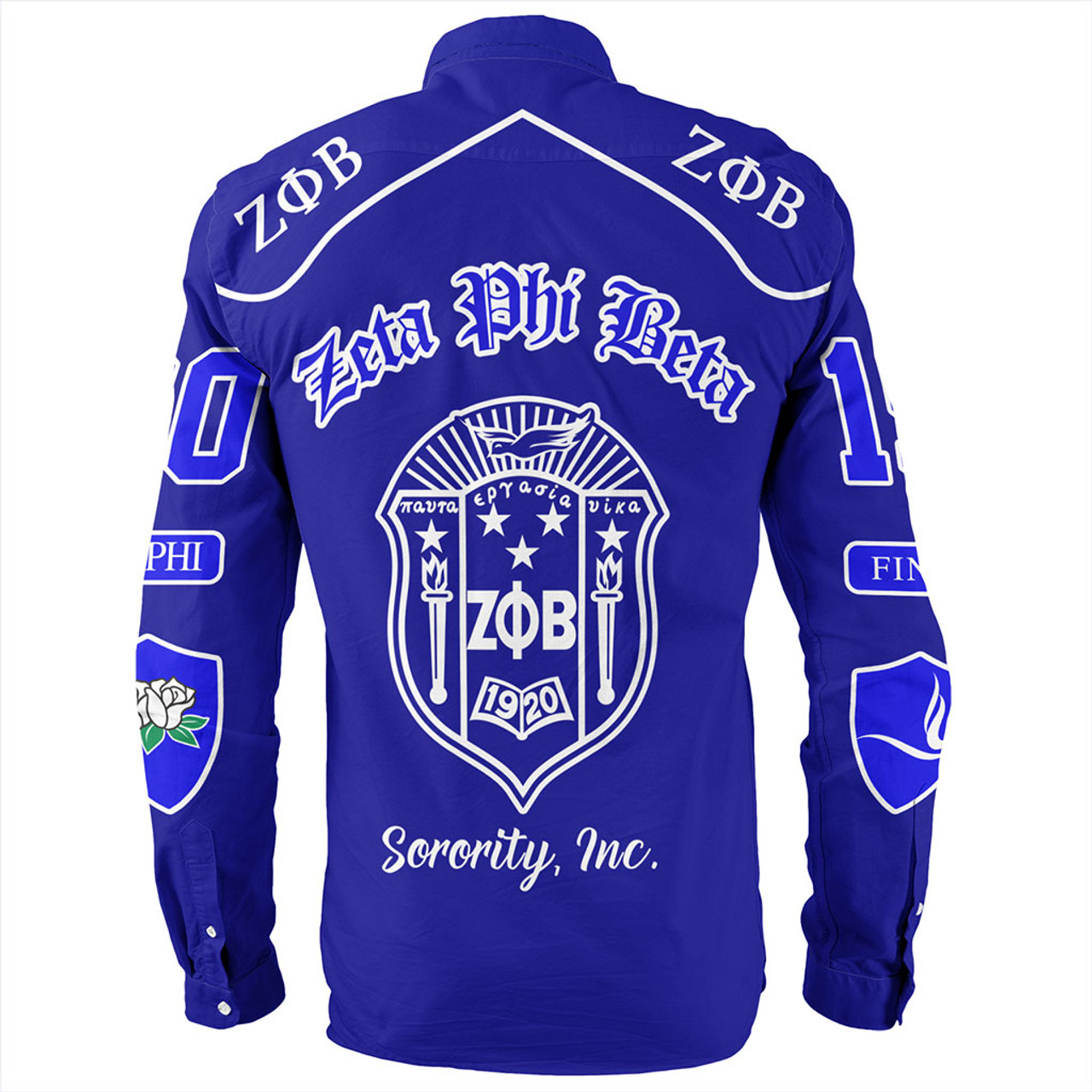 Zeta Phi Beta Long Sleeve Shirt Greek Sorority Style