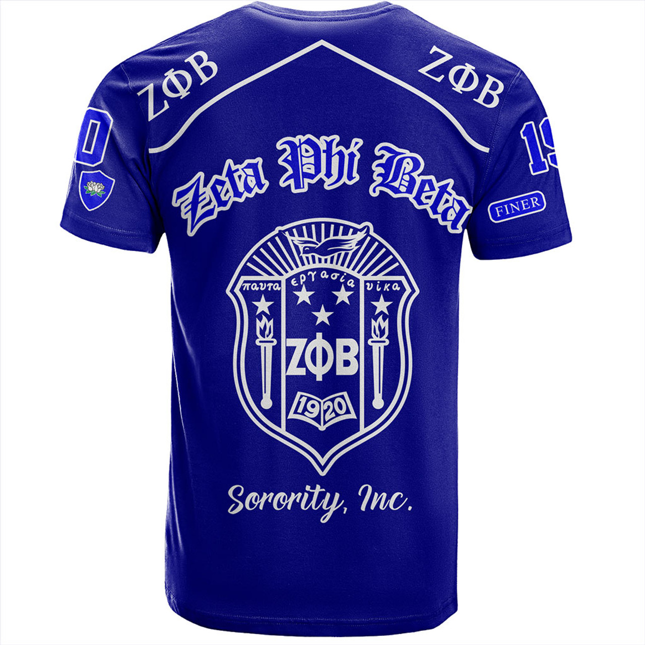 Zeta Phi Beta T-Shirt Greek Sorority Style