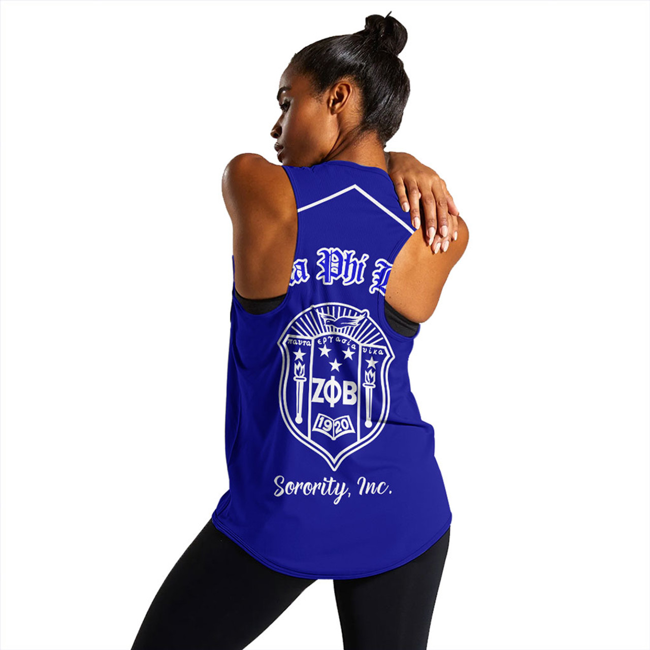 Zeta Phi Beta Women Tank Greek Sorority Style