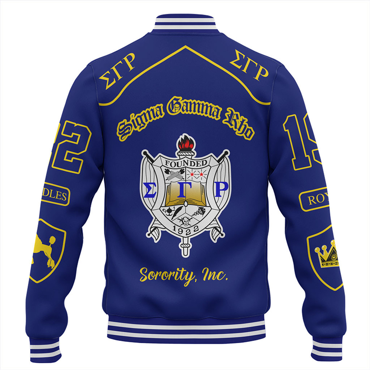 Sigma Gamma Rho Baseball Jacket Greek Sorority Style