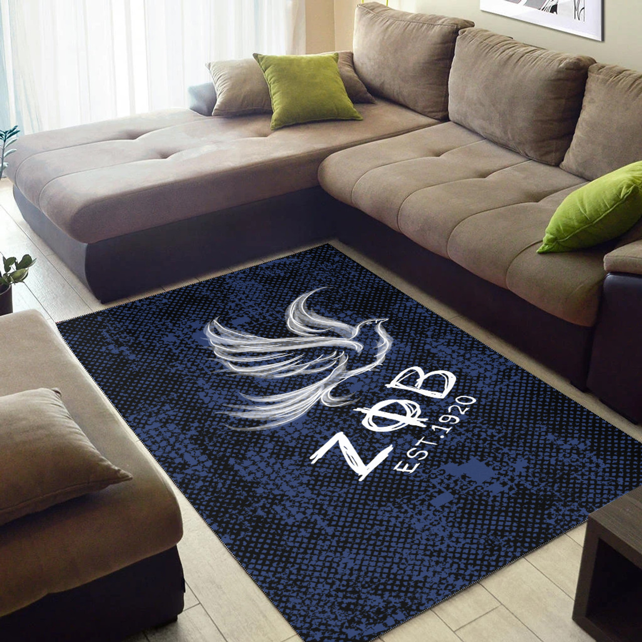 Zeta Phi Beta Area Rug Dove