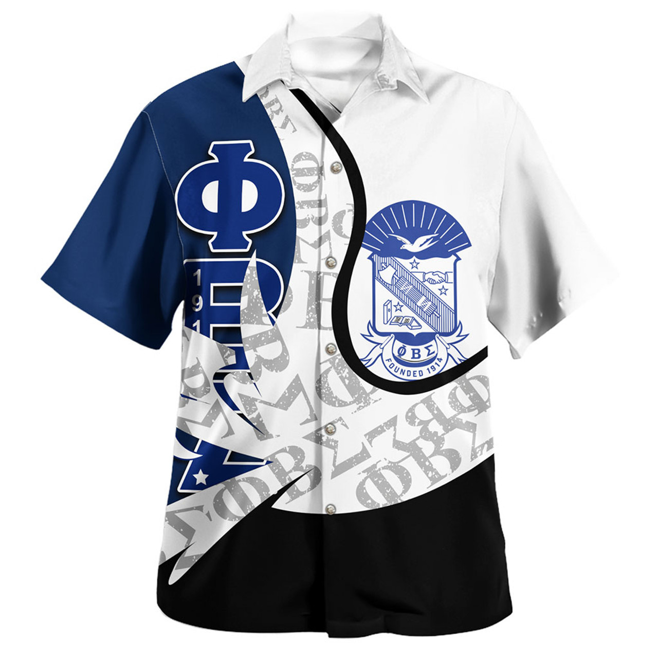 Phi Beta Sigma Hawaiian Shirt Custom Dove Symbols