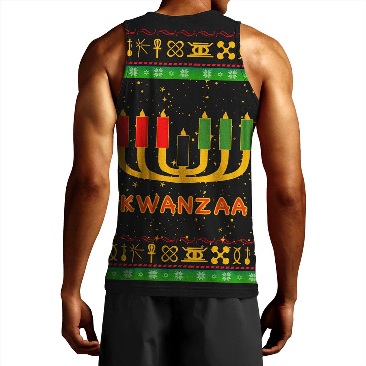 Kwanzaa Tank Top Africa Culture Pattern Christmas