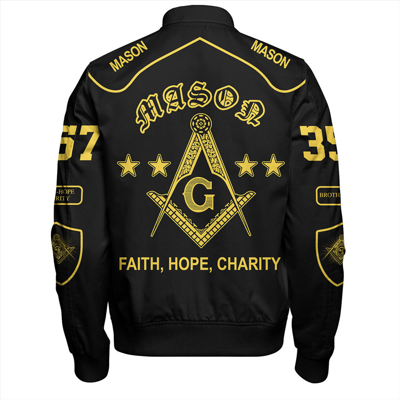 Freemasonry Zipper Bomber Jackets Brotherhood