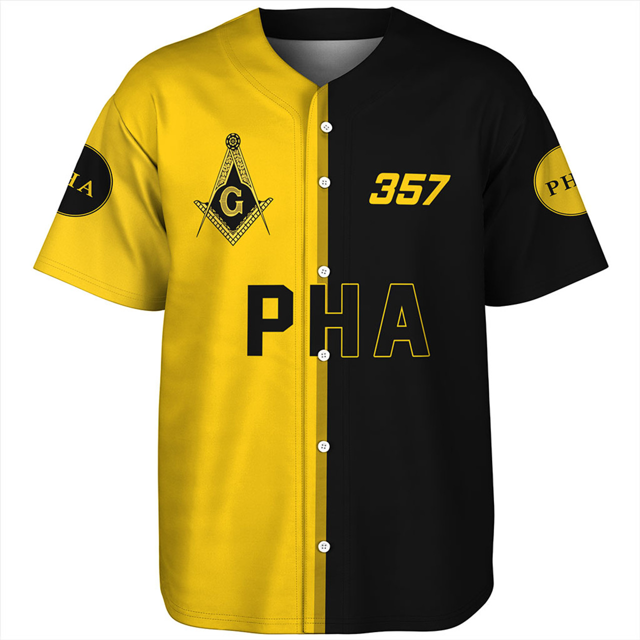 Freemasonry Baseball Shirt Half Circle