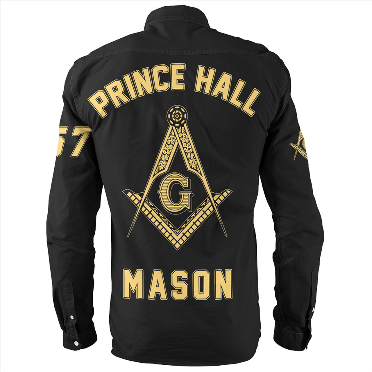 Freemasonry Long Sleeve Shirt Letter Style