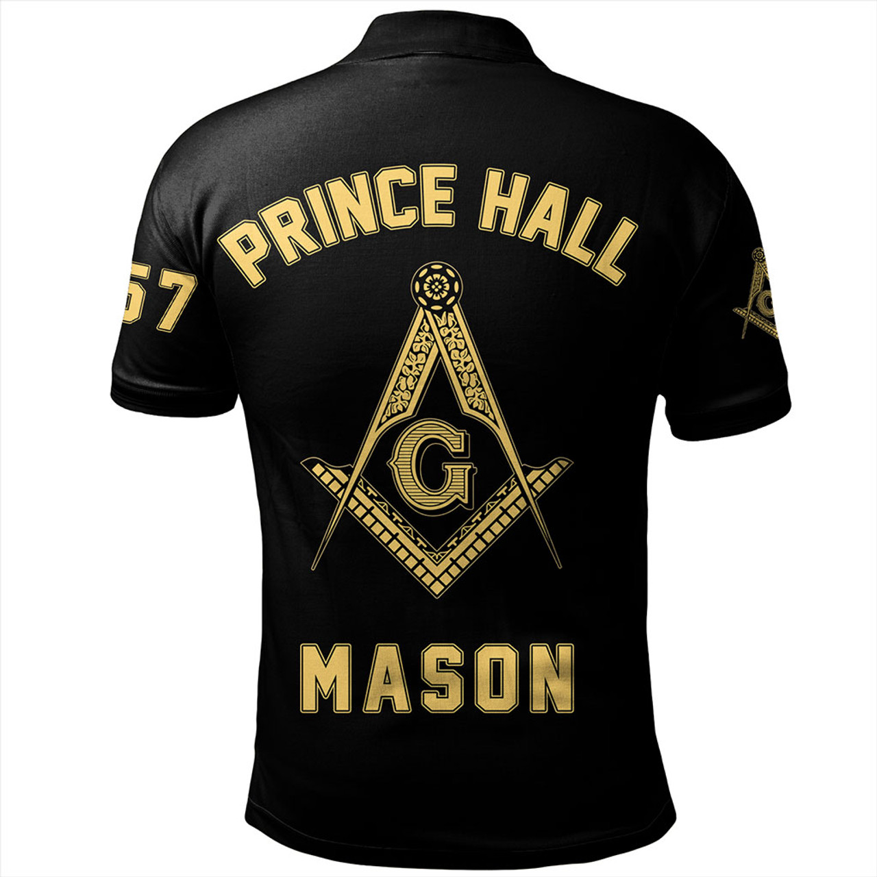 Freemasonry Polo Shirt Letter Style