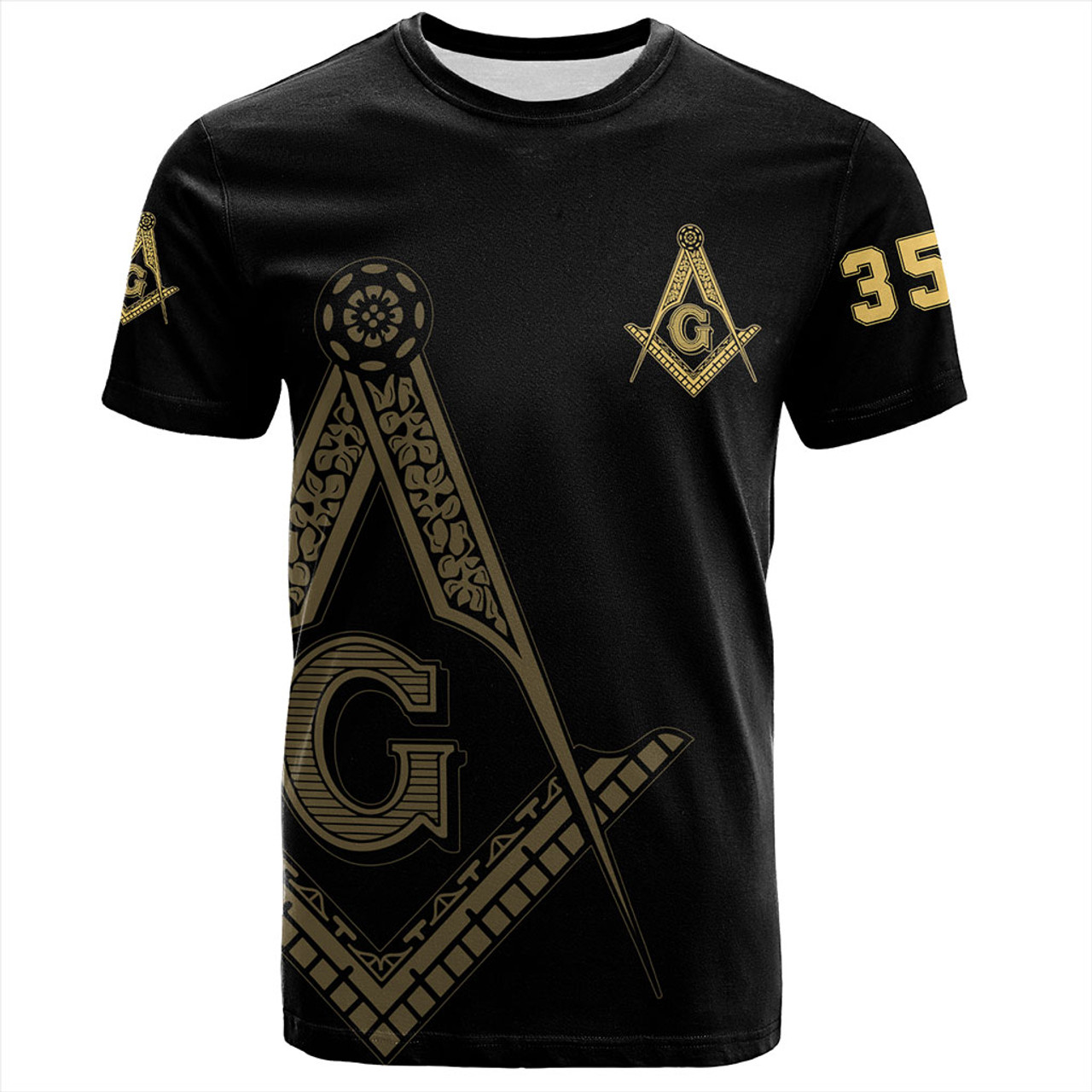 Freemasonry T-Shirt Letter Style