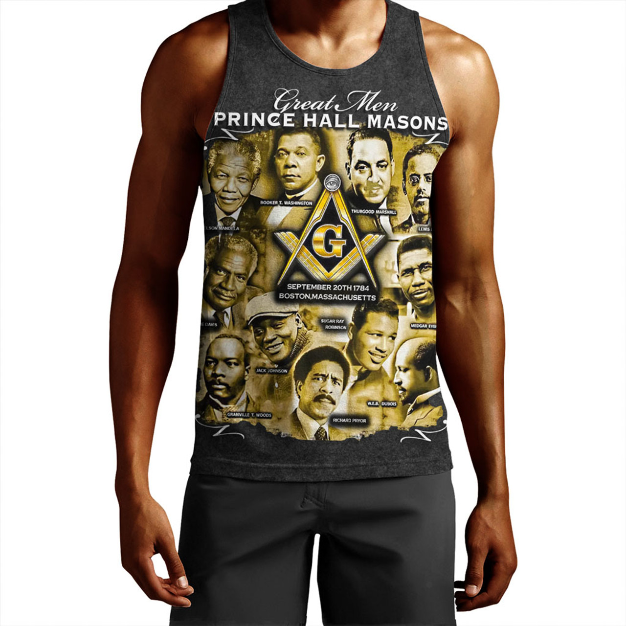 Freemasonry Tank Top Prince Hall Freemasonry Dropi