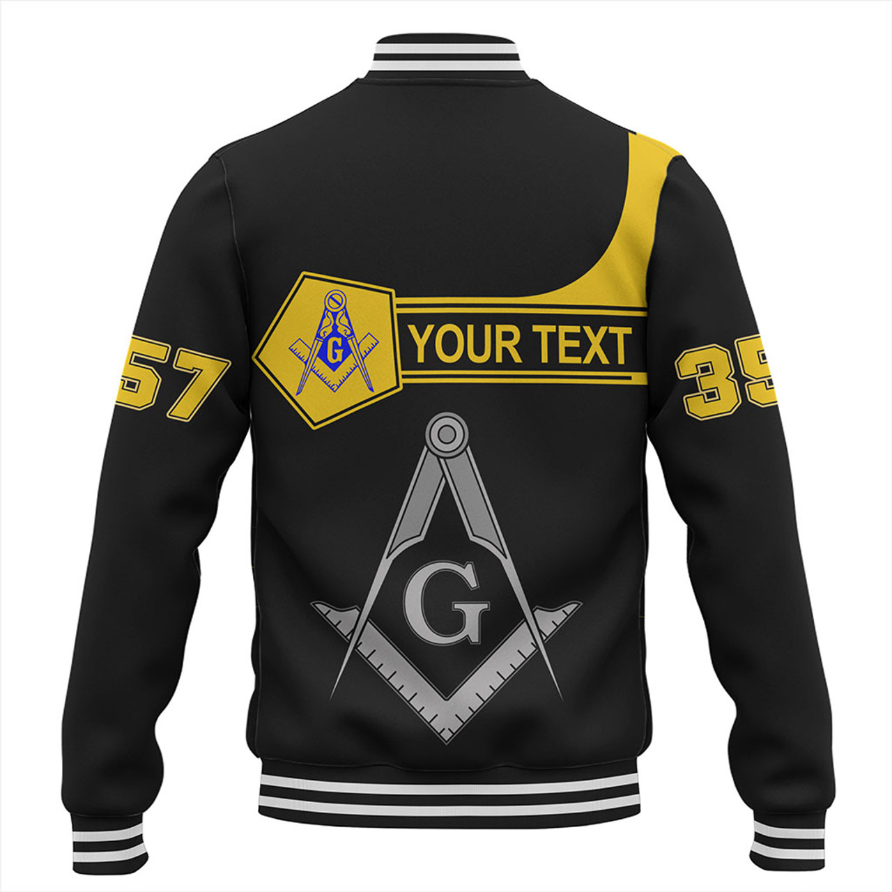 Freemasonry Baseball Jacket Custom Simple Style