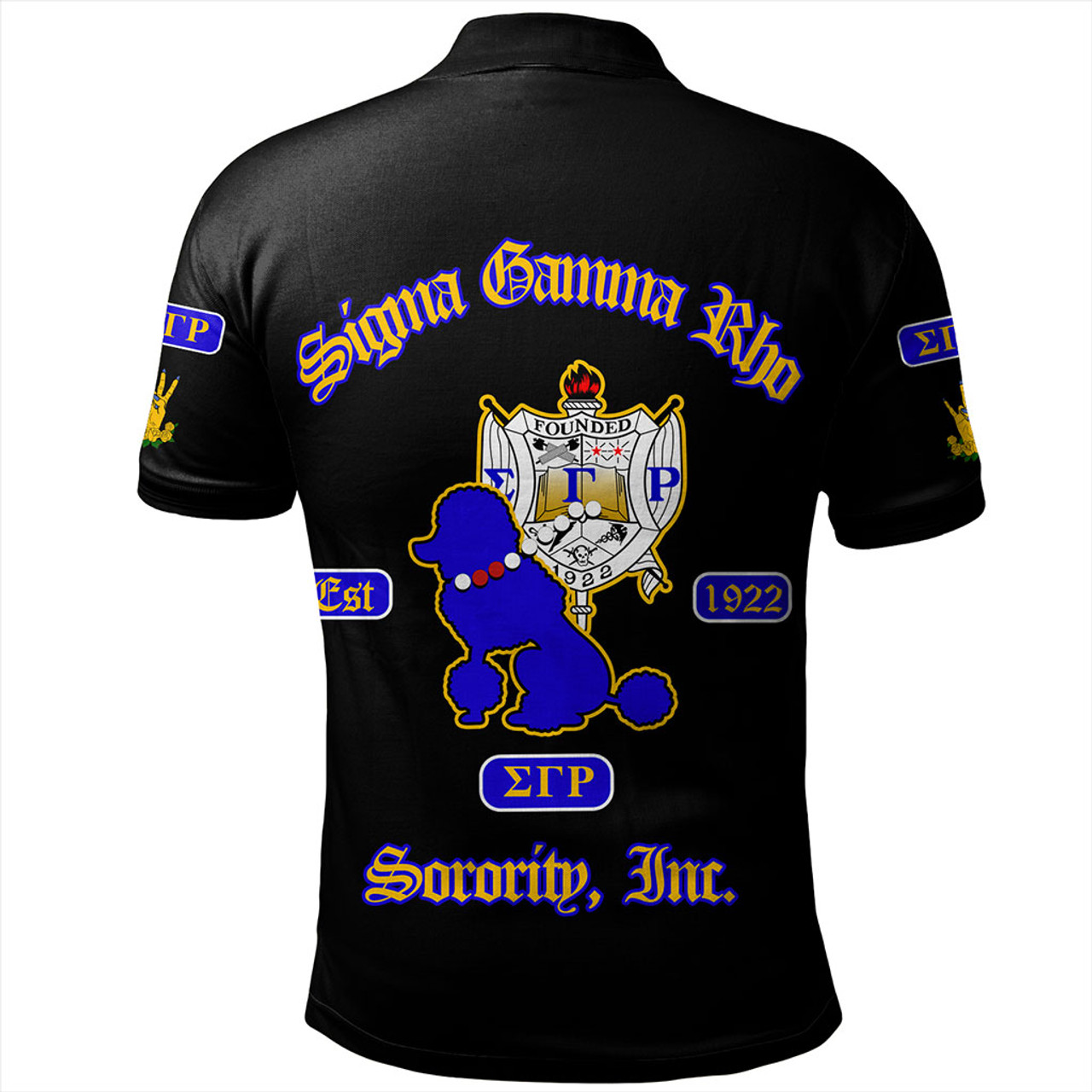Sigma Gamma Rho Polo Shirt Sorority Pearl And Poodle