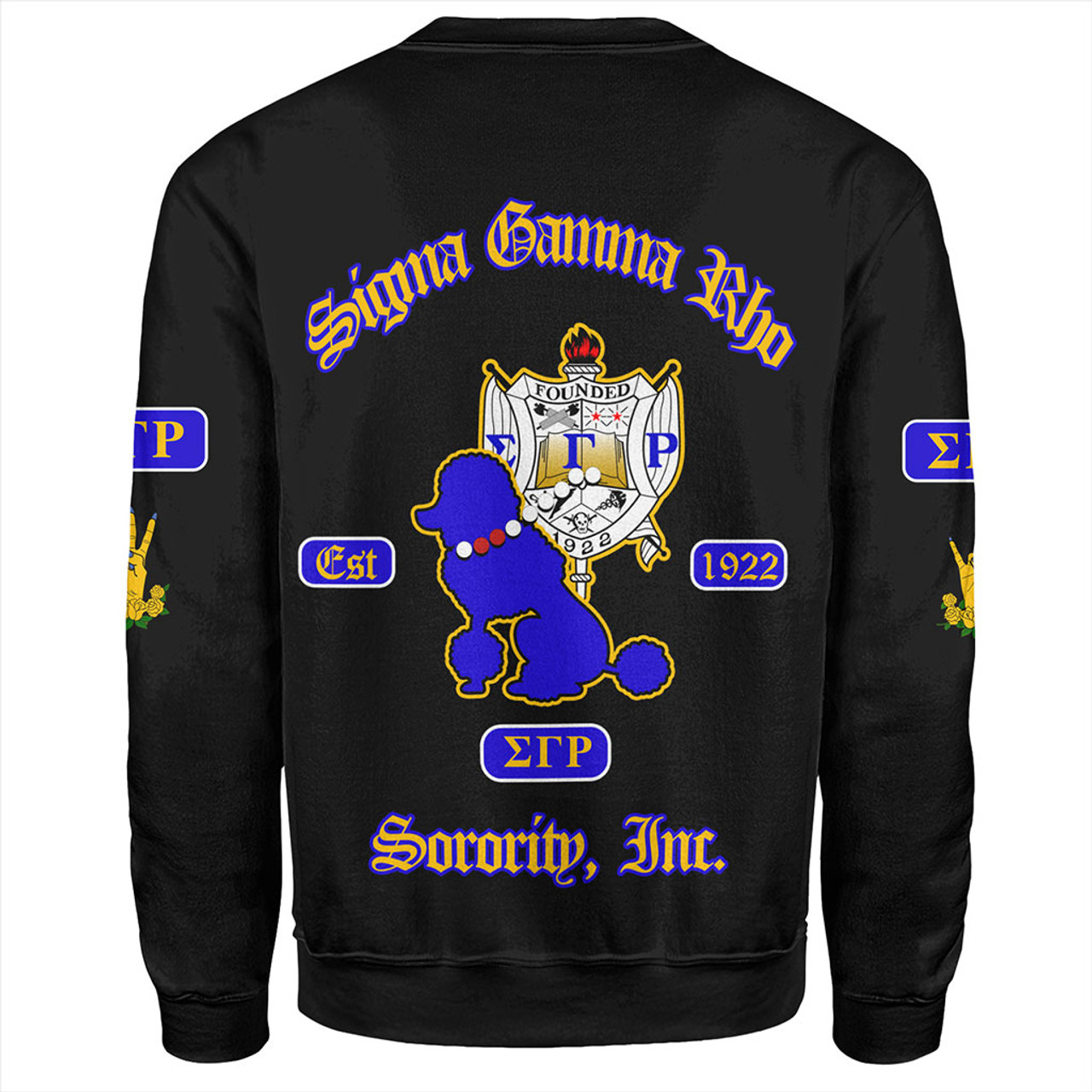Sigma Gamma Rho Sweatshirt Sorority Pearl And Poodle