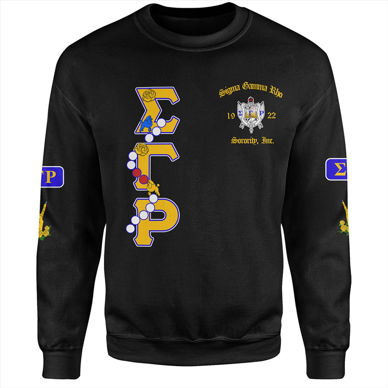 Sigma Gamma Rho Sweatshirt Sorority Pearl And Poodle