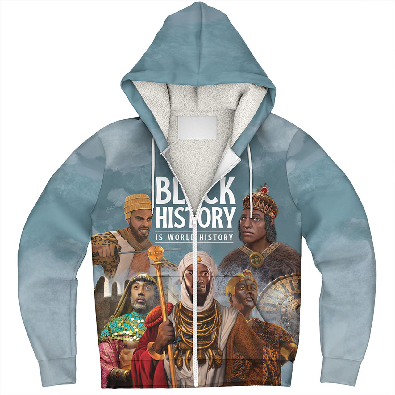 Black History Sherpa Hoodie Is World History