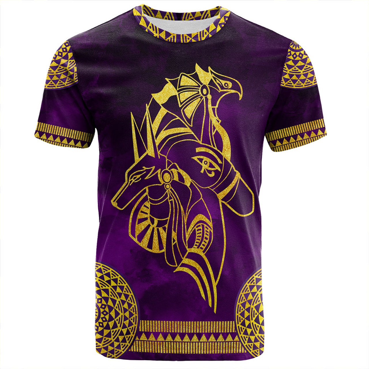 Egyptian T-Shirt Anubis And Horus