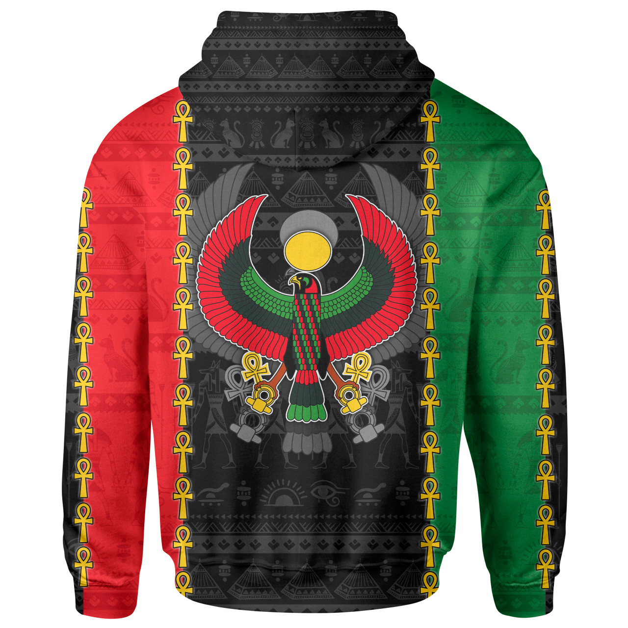 Egyptian Hoodie - Africa Pan-Africanism Ancient Egypt Horus Hoodie