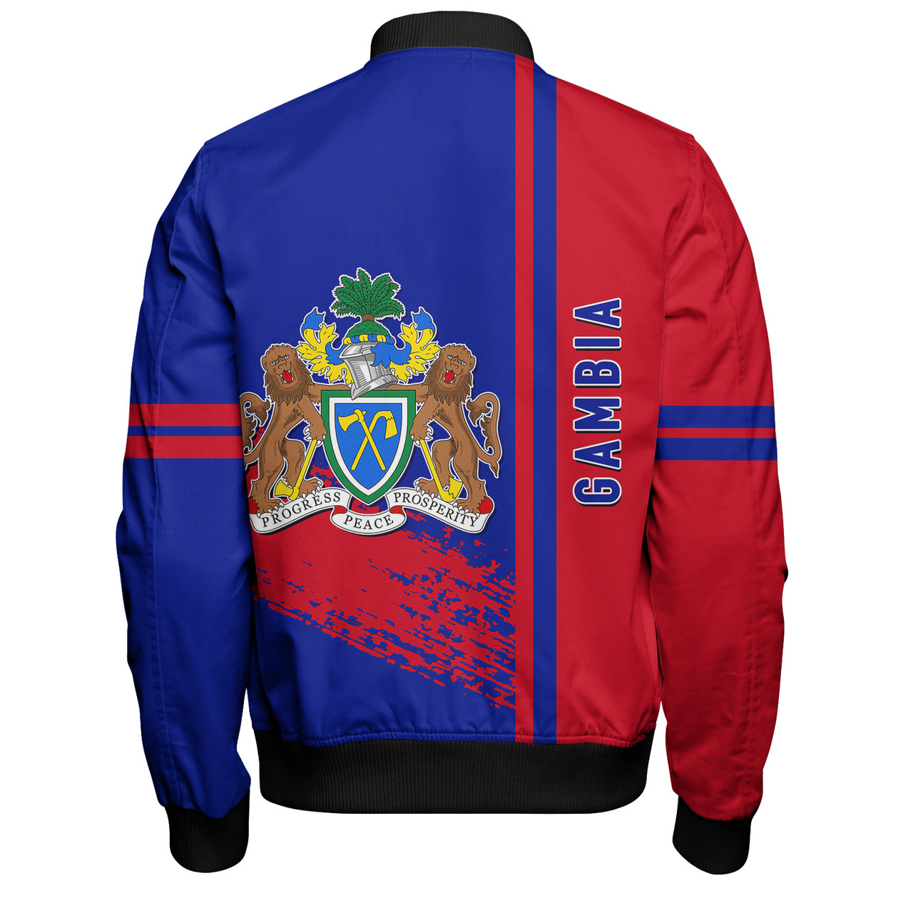 Gambia Zipper Bomber Jackets Quater Style